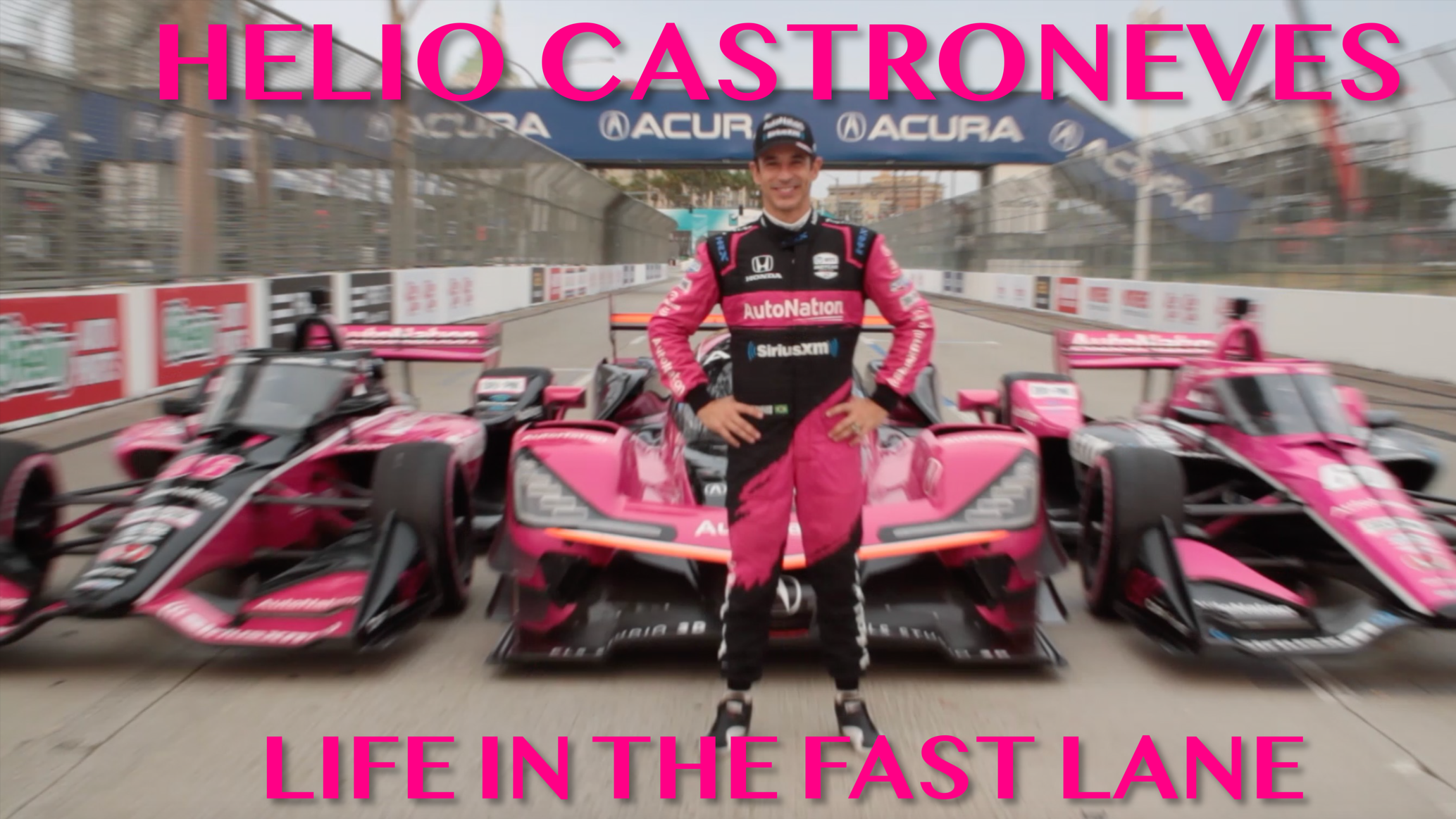 Helio Castroneves, Life in the Fast lane slate image.